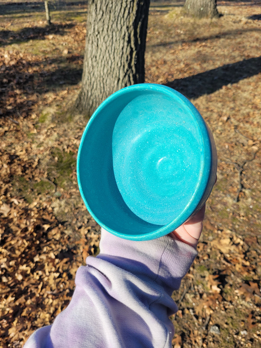Blue Cereal Bowl