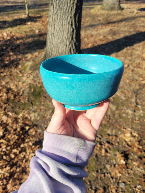Blue Cereal Bowl