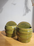 Bookend Plant Pot Set - Green